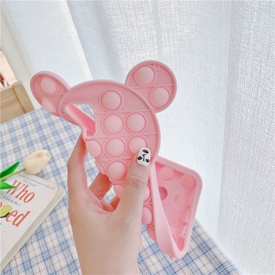       Fidget popit phone case bubble silicon phone case