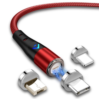 Wholesale Magnetic Fast Charging 3A USB Cable Phone Accessories Cable Data Cables