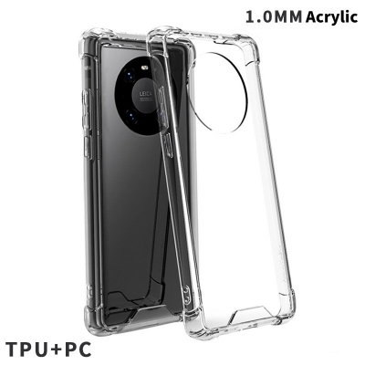 Suitable for Huawei mate30 acrylic four corners drop-proof phone case, airbag drop-proof phone case