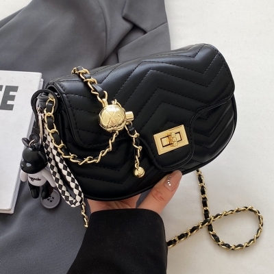 2024 Premium Feeling Metal Chain Bag Shoulder Crossbody Women‘s Bag