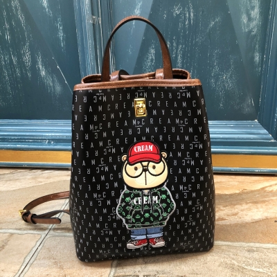 C1237-3 Cream Bear Bag Cartoon Cute Fashion Backpack New Autumn and Winter Casual All-match Backpack for Women