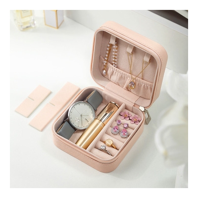 High End Earring&Ring Jewelry Box With Zipper