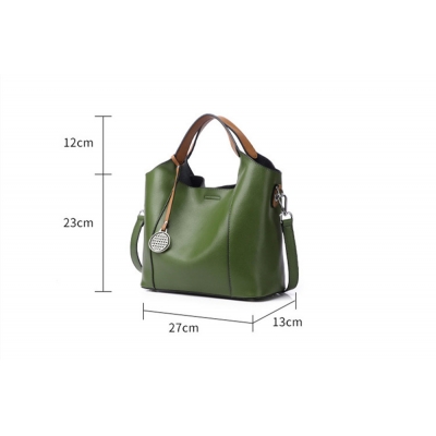 High quality Simple Minimalist Tote handbags genuine leather handbags bucket bags for women